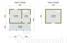 Каркасный дом К-026 Домотстрой ВН