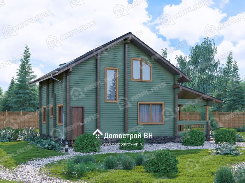 Дом из бруса ДБ-007 Домотстрой ВН