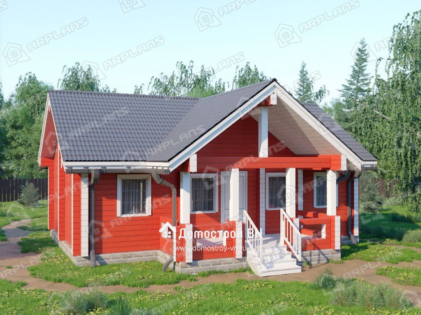 Дом из бруса ДБ-071 Домотстрой ВН