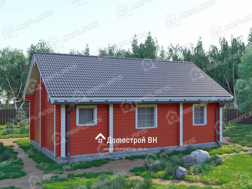 Дом из бруса ДБ-071 Домотстрой ВН