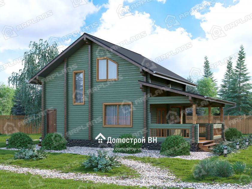 Дом из бруса ДБ-007 Домотстрой ВН