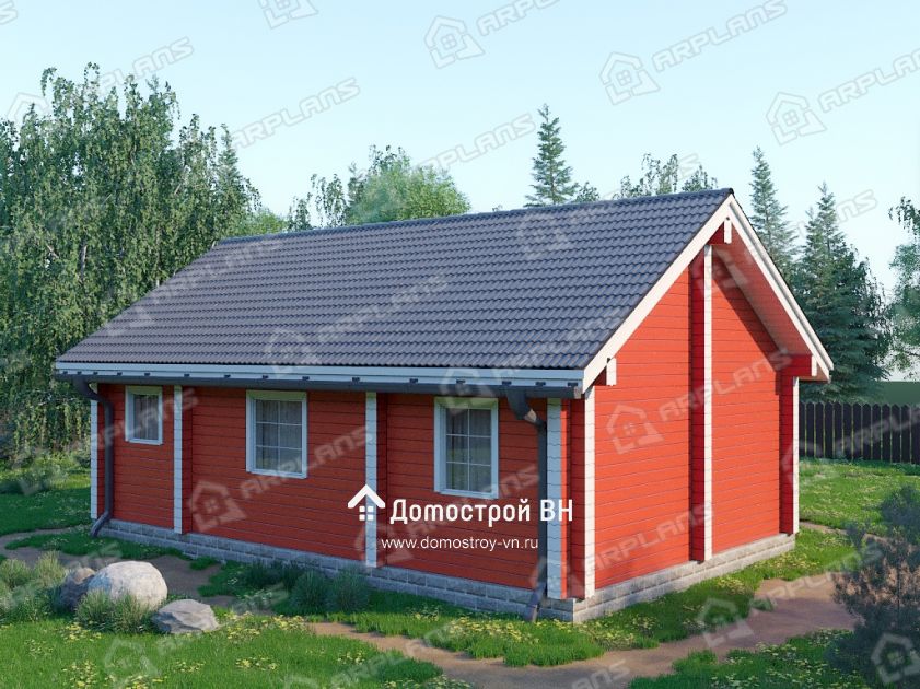 Дом из бруса ДБ-071 Домотстрой ВН